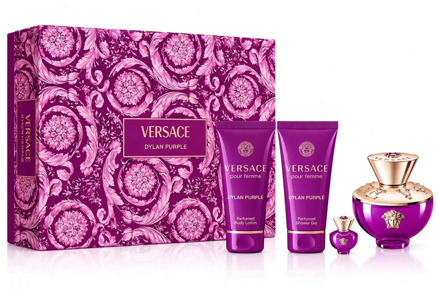 Versace Dylan Purple Edp 100Ml Gift Set