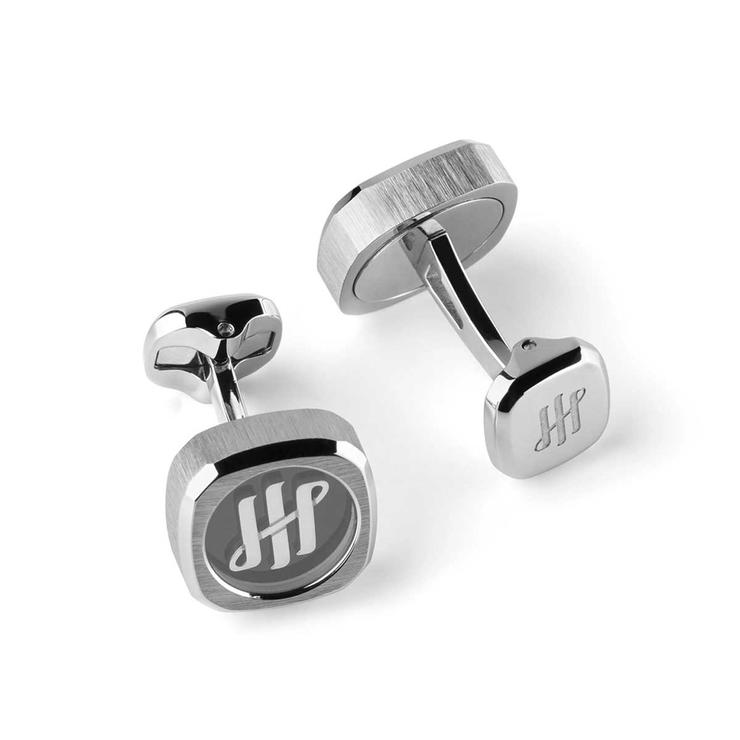 Montegrappa QUATTRO Bold Resolve steel cufflink 