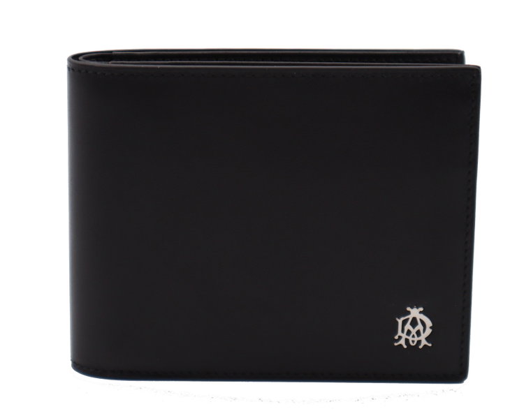 Dunhill wallet 6cc for men black leather