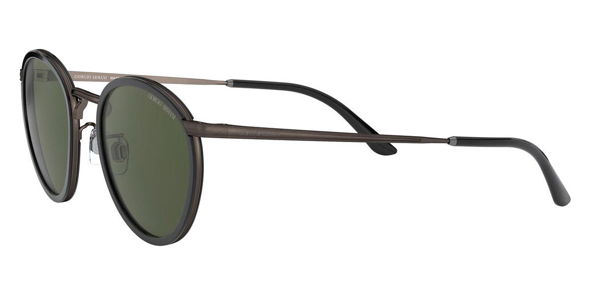 Giorgio Armani Sunglass For Unisex , Black / Green