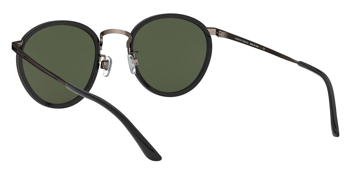 Giorgio Armani Sunglass For Unisex , Black / Green