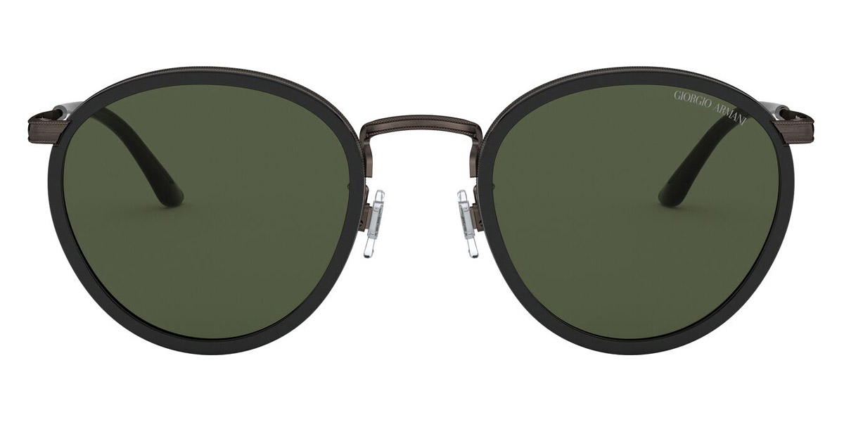 Giorgio Armani Sunglass For Unisex , Black / Green