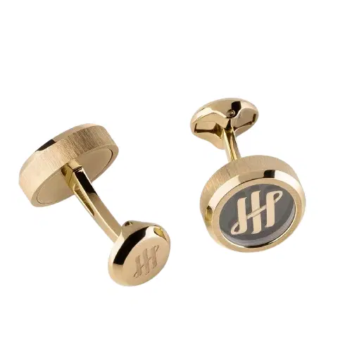 Montegrappa ZERO Modern Essentials cufflink gold
