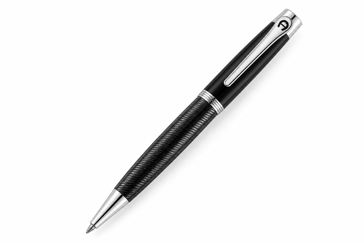 Aigner Albano Black Ballpoint Pen