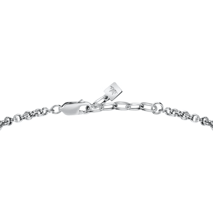 Morellato TENNIS bracelet for men silver , Green Zircon