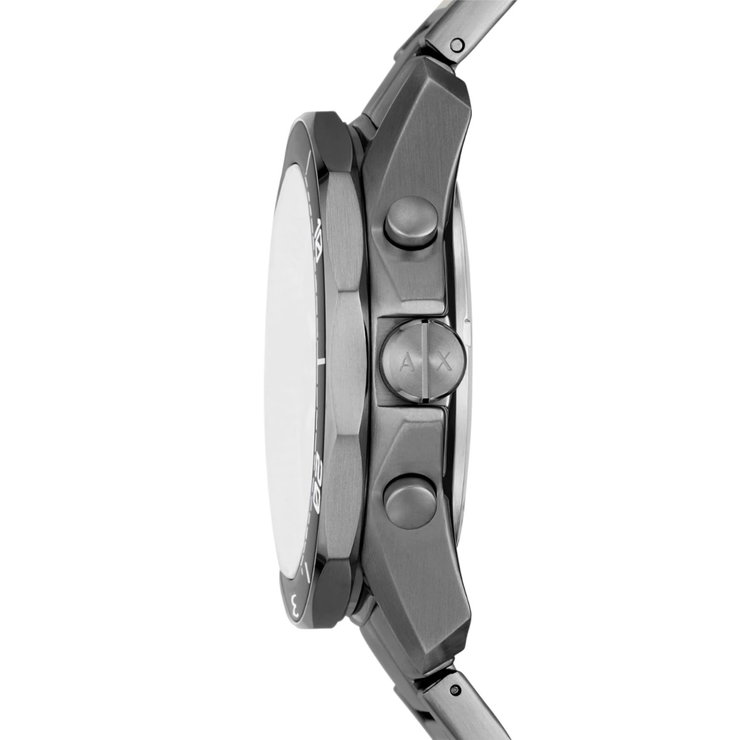 Armani Exchange Stainless Steel Men Watch Gray Band