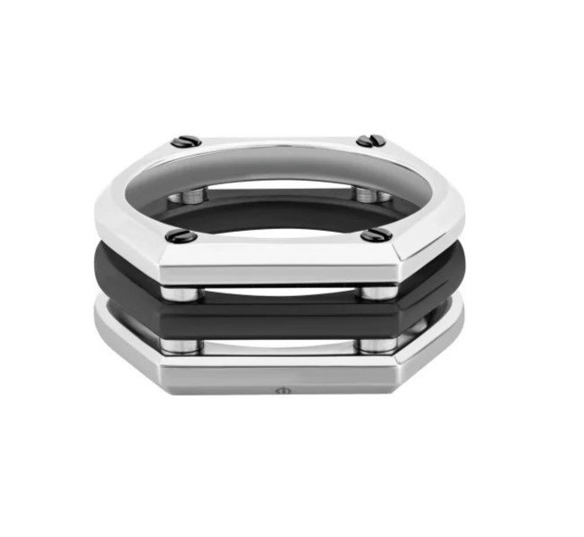Michel Herbelin Ring For Men ,Silver Size 64