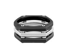 خاتم للرجال من ميشيل هيربلين للرجال - فضى ومعدنى مقاس 62 