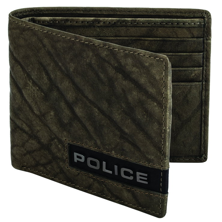 Police Wallet for men , Green
