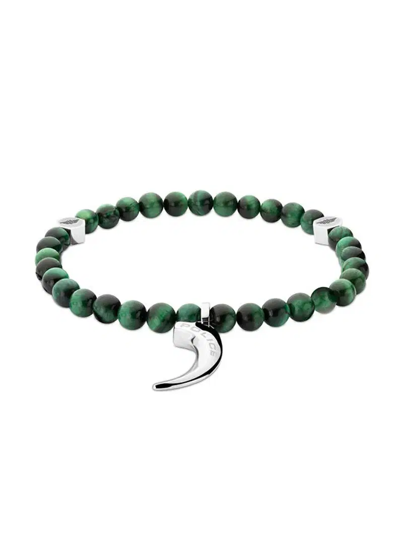 Police TALON bracelet for men green beads