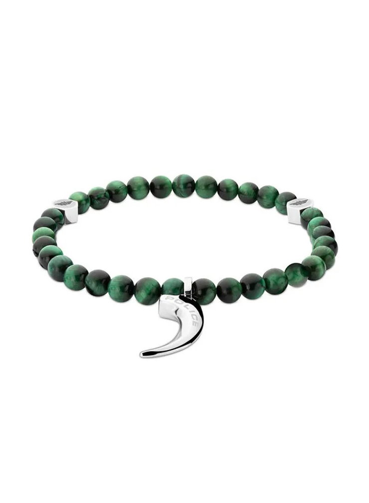 Police TALON bracelet for men green beads