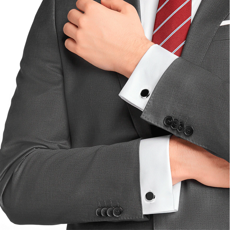 Montblanc Meisterstuck Cufflink , Black / Silver