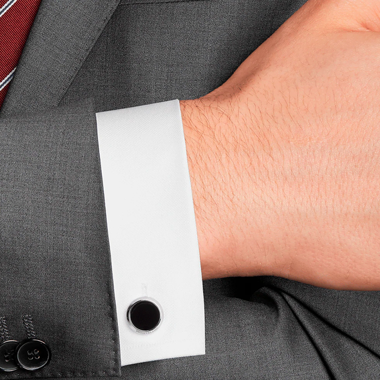 Montblanc Meisterstuck Cufflink , Black / Silver