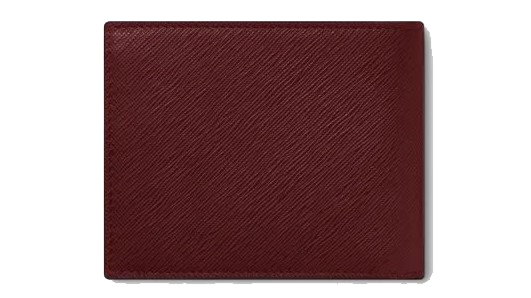 Montblanc Sartorial wallet 6cc Burgundy leather 