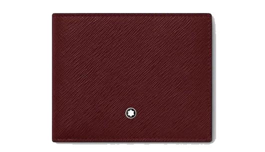 Montblanc Sartorial wallet 6cc Burgundy leather 