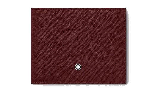 Montblanc Sartorial wallet 6cc Burgundy leather
