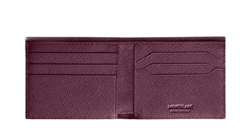 Montblanc Sartorial wallet 6cc Burgundy leather 