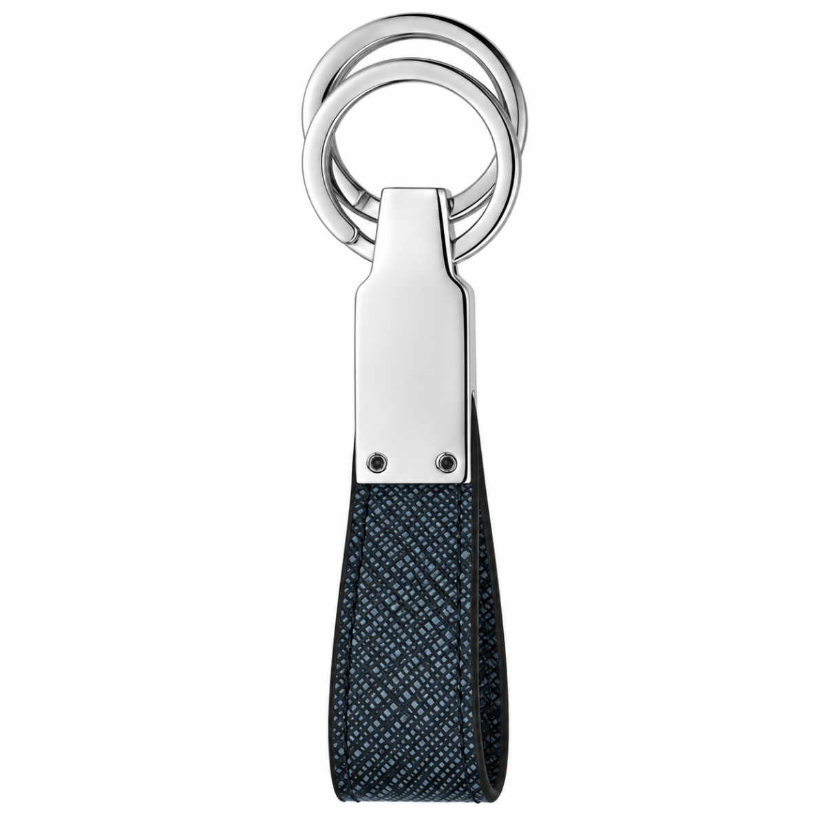 Montblanc Sartorial Loop Key Holder in Blue Leather