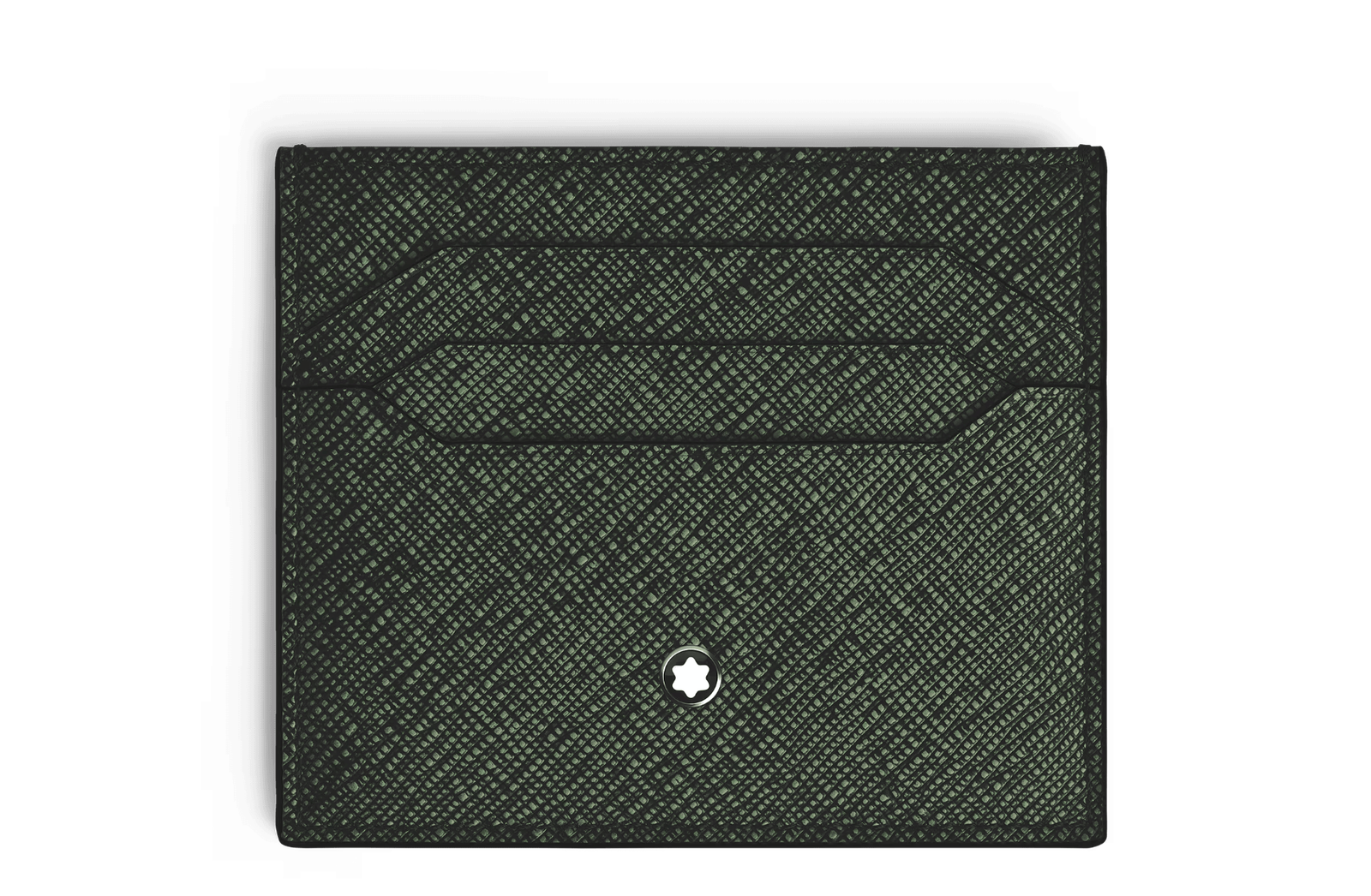 Montblanc Sartorial Card Holder 6cc Khaki & Black
