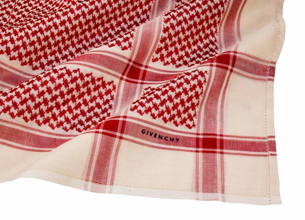 Givenchy Classic Shemagh - Premium Red & Beige Size 58