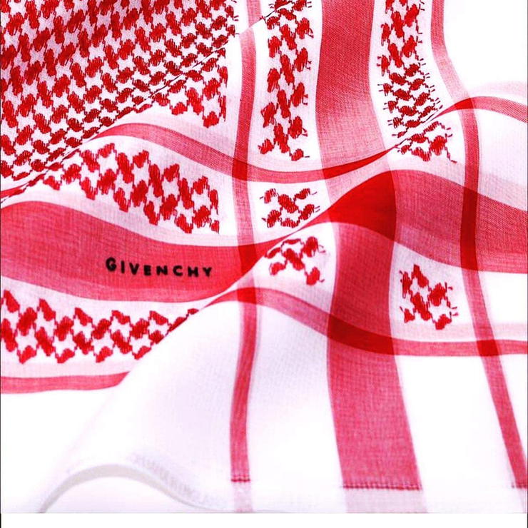 Givenchy red Shemagh for men size 55
