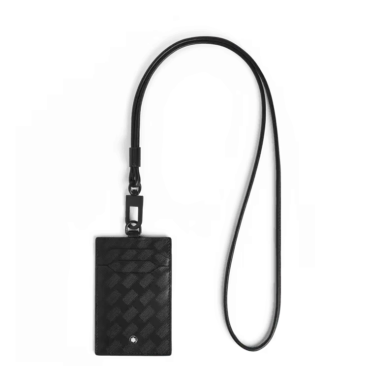 Montblanc Extreme 3.0 Black Card Holder with Strap