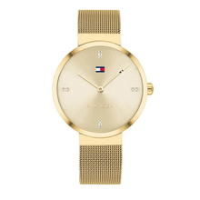 ساعة يد كوارتز من تومى هيلفيغر للنساء استيل لون ذهبى 