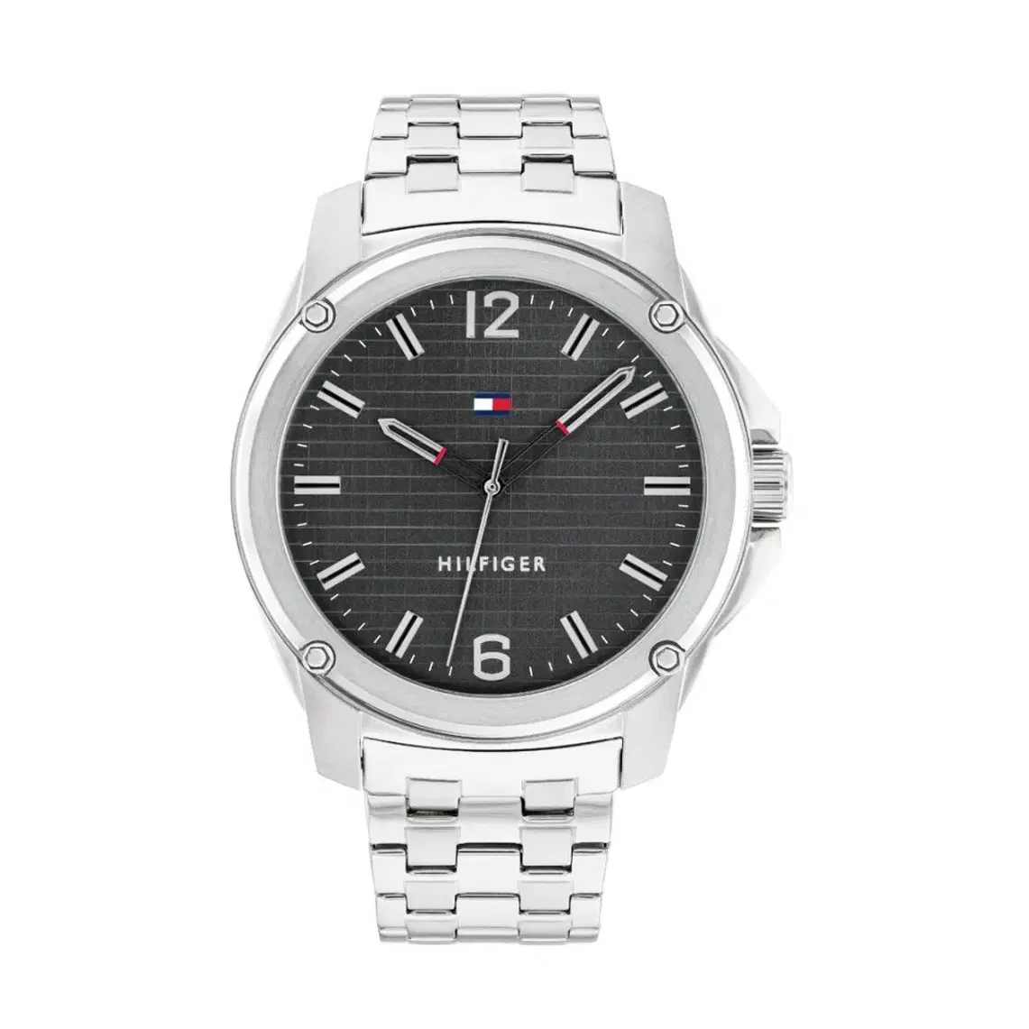 Tommy Hilfiger Jason men watch steel silver , Black 