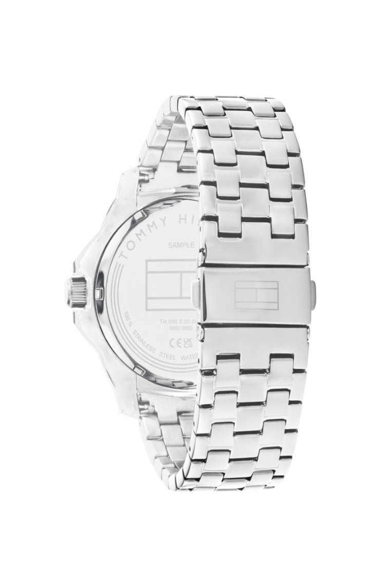 Tommy Hilfiger Jason men watch steel silver , Black
