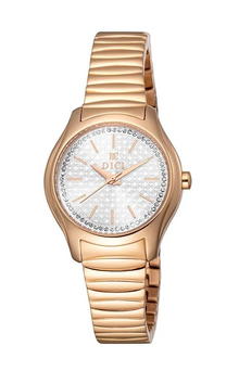 DICI Milano watch for ladies stainless steel rose gold , Silver