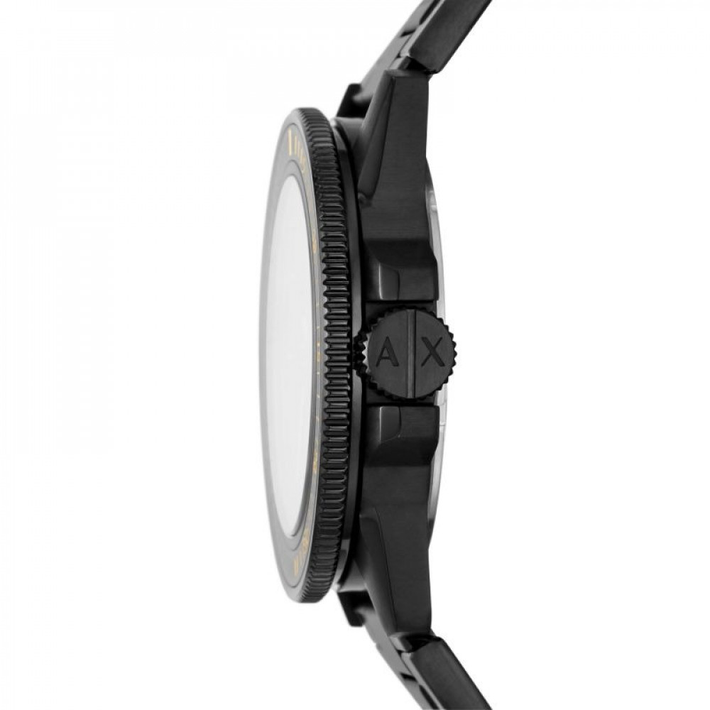 ARMANI EXCHANGE Leonardo Men Analog Watch Steel Black