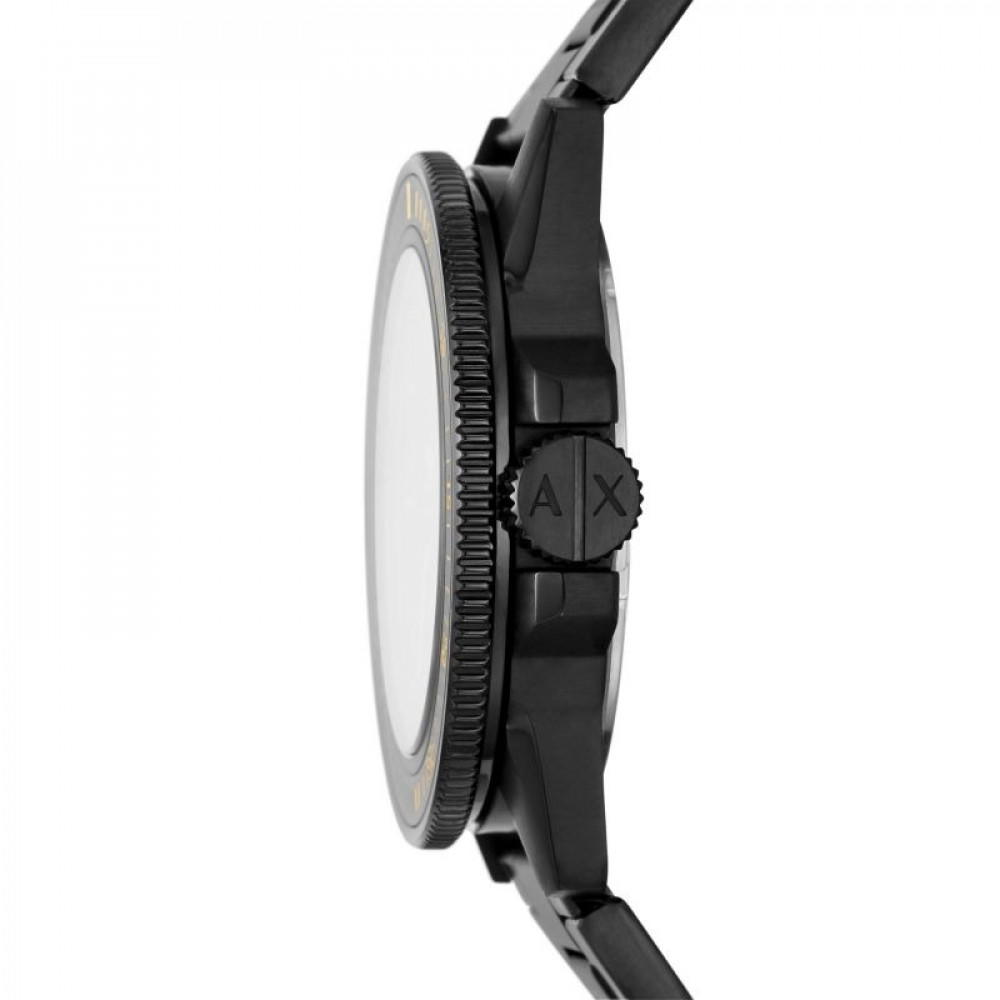 ARMANI EXCHANGE Leonardo Men Analog Watch Steel Black
