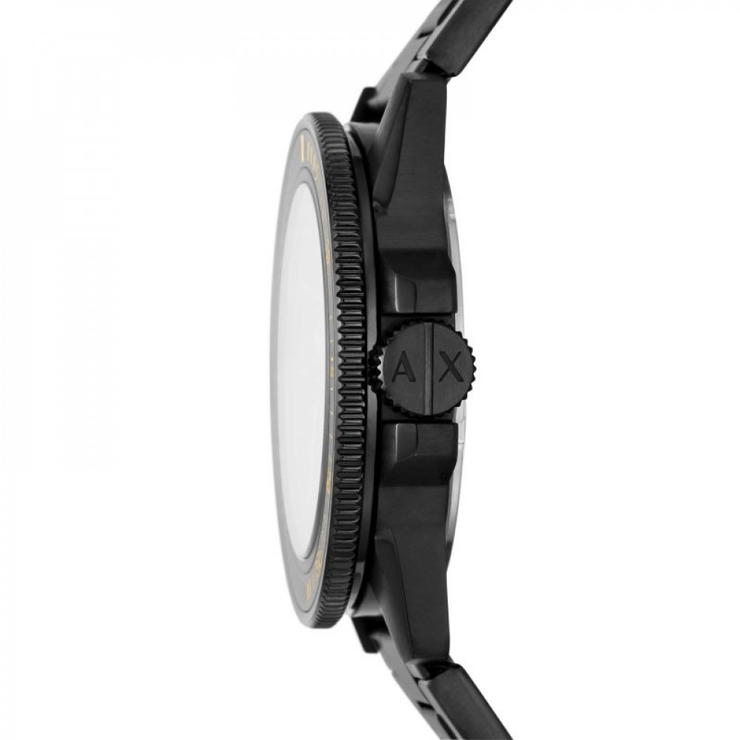 ARMANI EXCHANGE Leonardo Men Analog Watch Steel Black