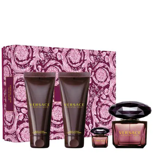 Versace Crystal Noir EDP 90Ml Gift Set