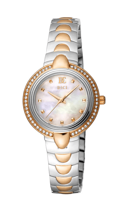 DICI Milano Miera ladies Quartz watch steel rose gold , MOP