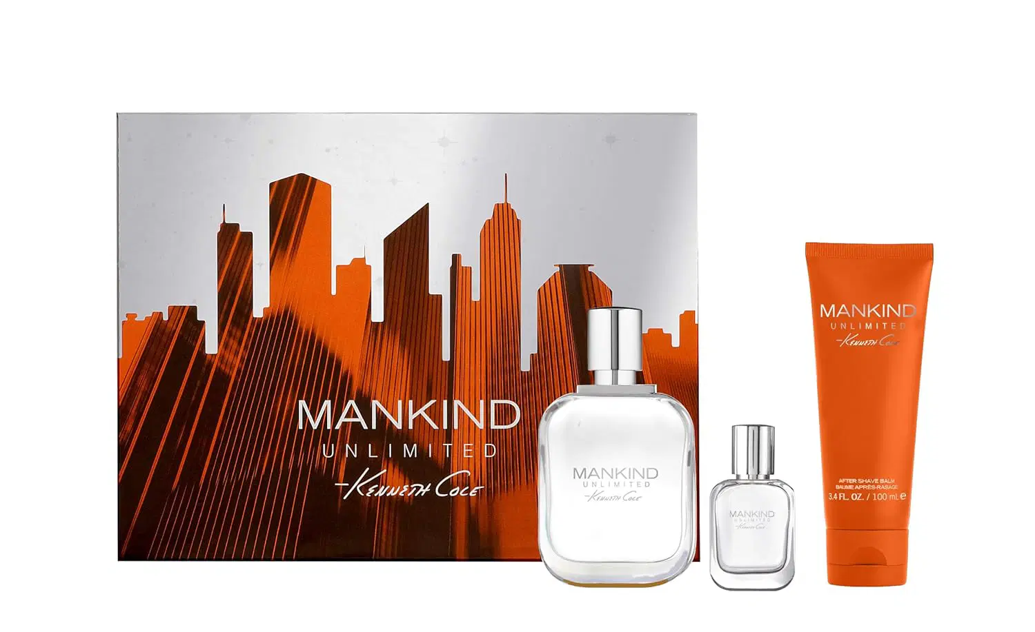 Kenneth Cole Mankind Unlimited 3-Piece EDT Set For Men