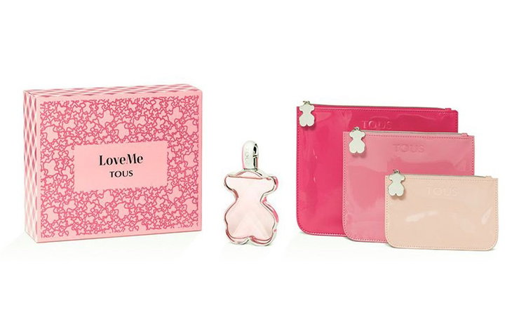 Tous LoveMe Eau de Parfum Gift Set 90ml + 3 Vanity Bags