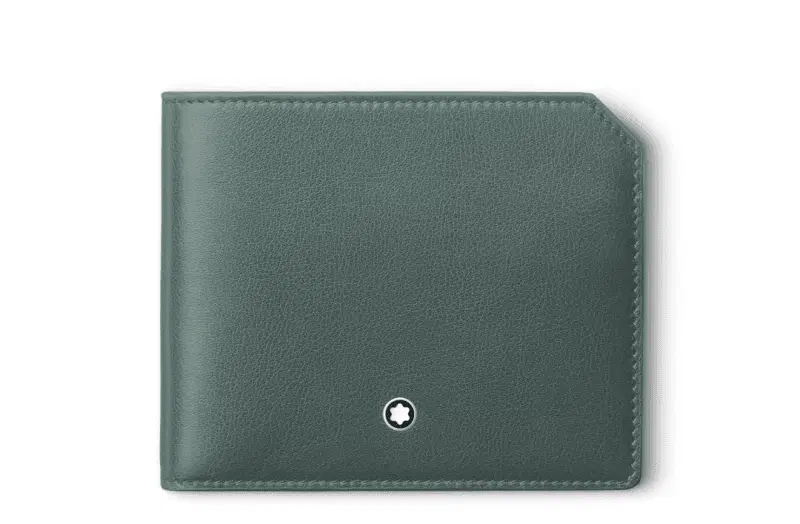 Montblanc Soft Wallet 6 Cards - Green leather