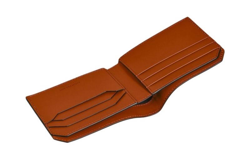 Montblanc Selection Soft Wallet 6 Cards - Camel Brown Leather 