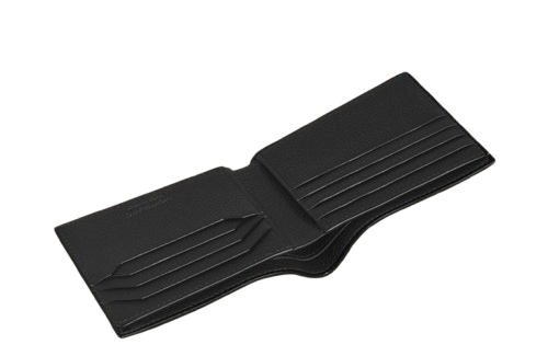 Montblanc Grain Leather 8cc Wallet – Black