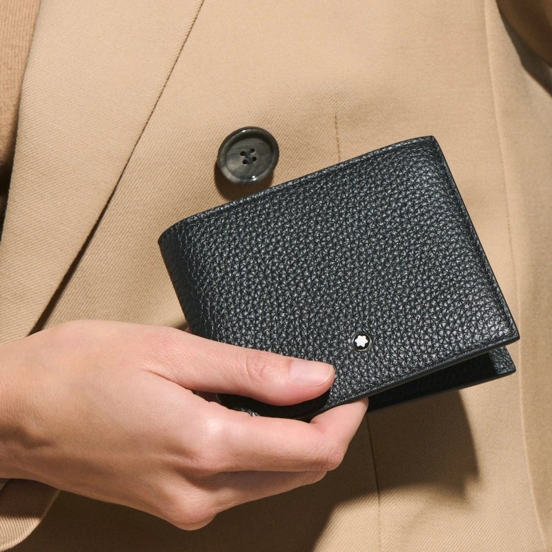 Montblanc Grain Leather 8cc Wallet – Black