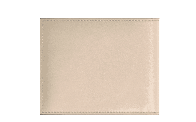 Montblanc Meisterstuck Beige Leather Wallet 6cc