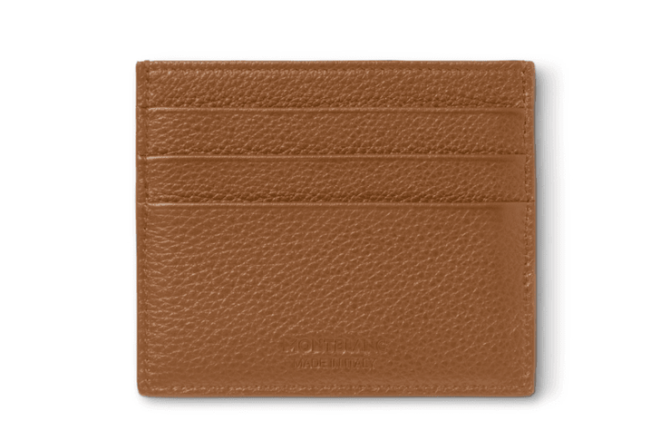 Montblanc Card Holder 6 Cards – Brown Leather