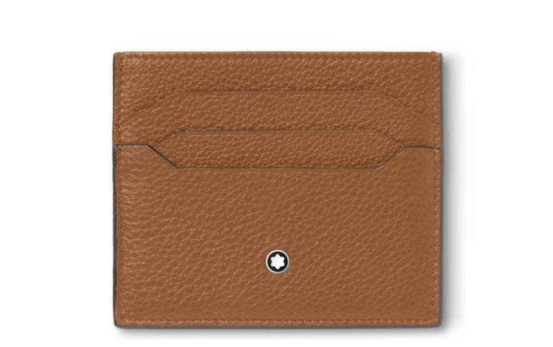 Montblanc Card Holder 6 Cards – Brown Leather