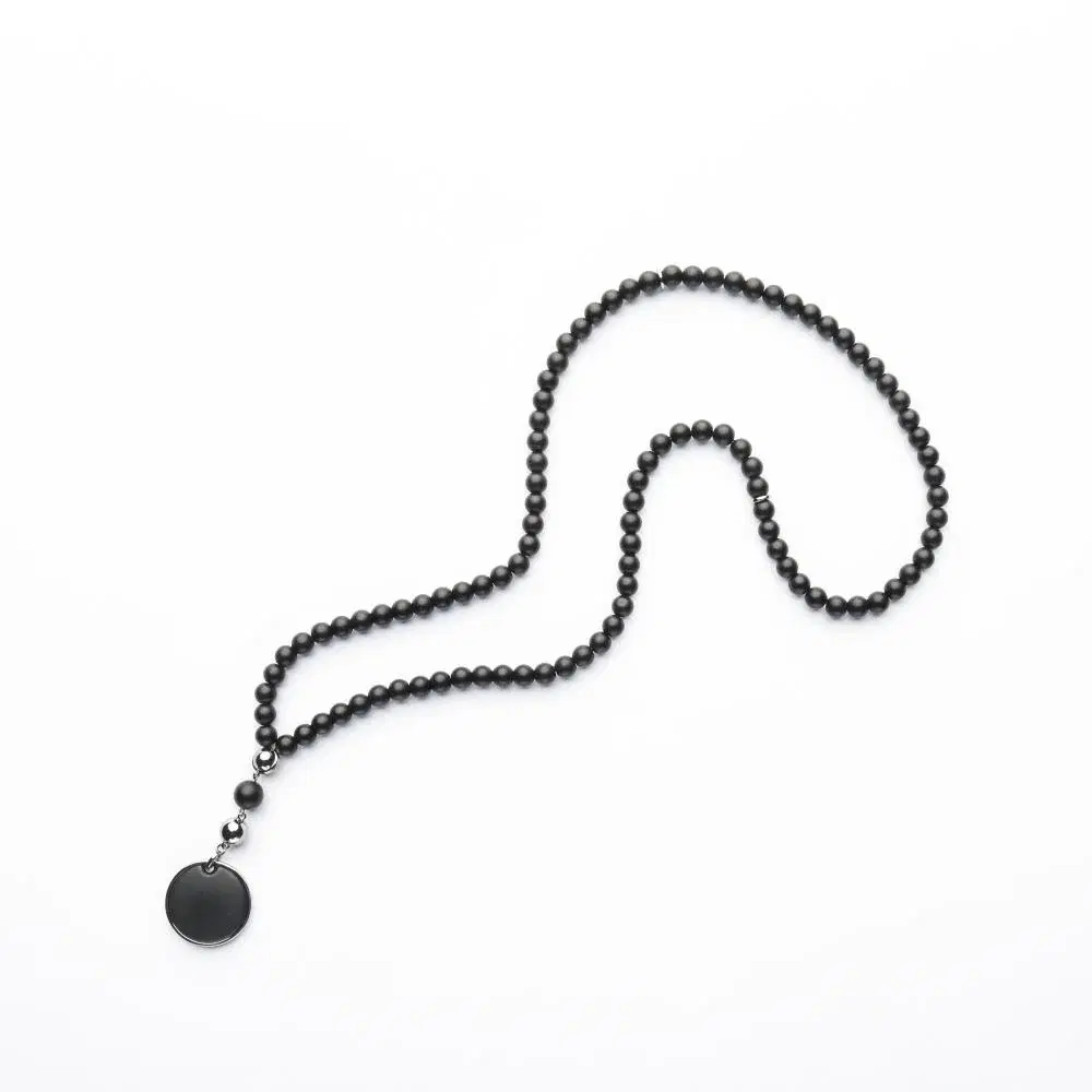 Zayan Black Onyx Misbaha 99 Beads with Sterling Silver
