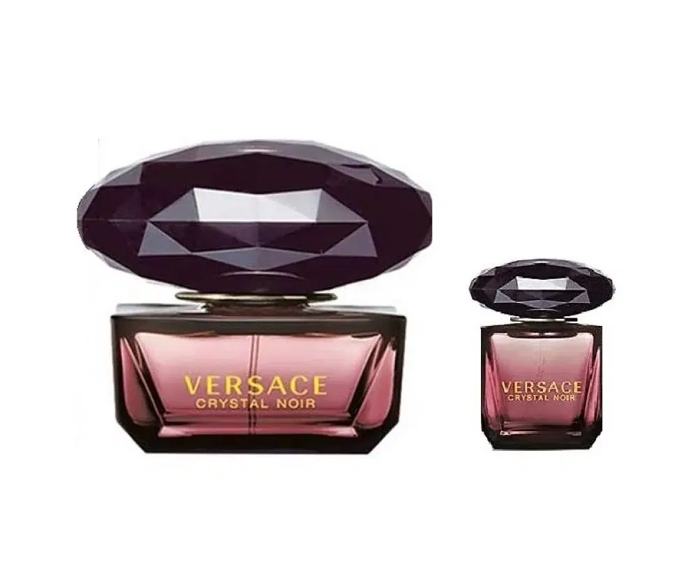 طقم عطور فرساتشي كريستال نوار للنساء 90مل + 30مل