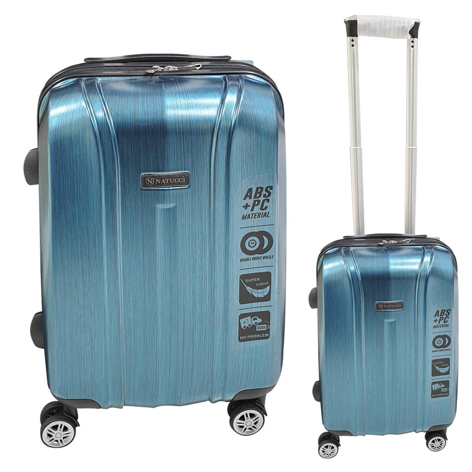 Natucci carry on baby blue for men , Navy blue 