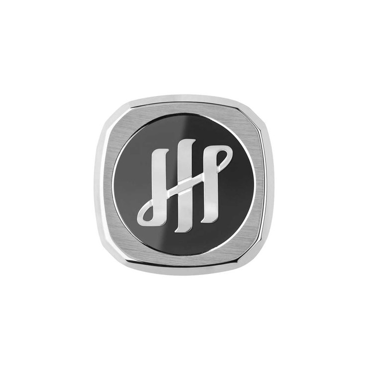 Montegrappa QUATTRO Bold Resolve steel cufflink