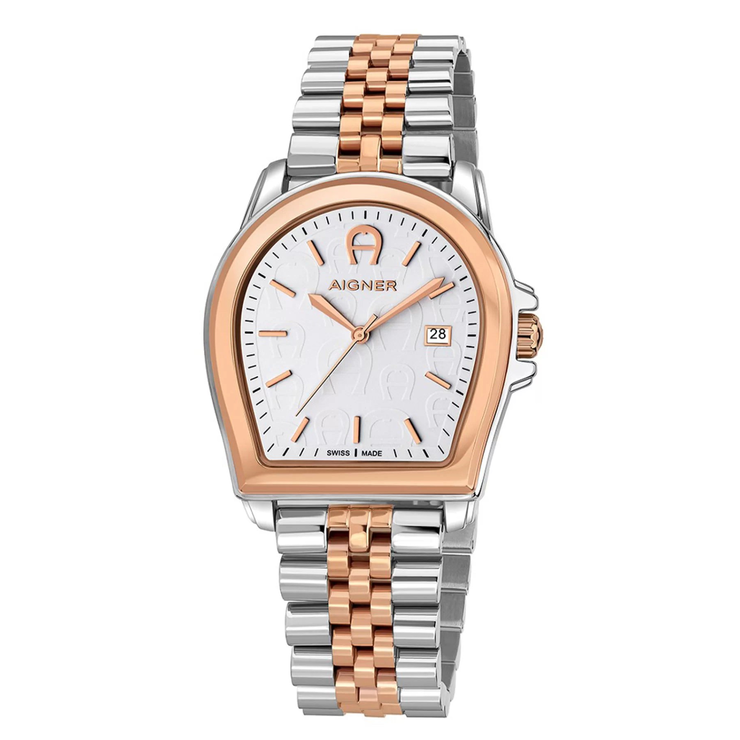 Aigner Watch Verona for men Rose gold, Silver