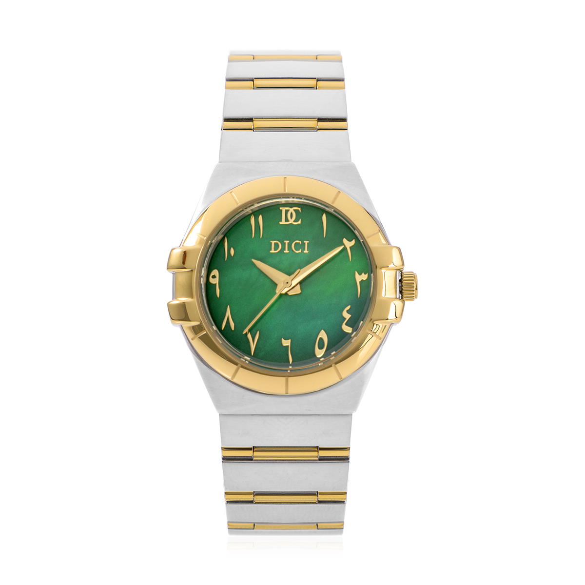 DICI Milano Rachele women Quartz watch steel gold , Green